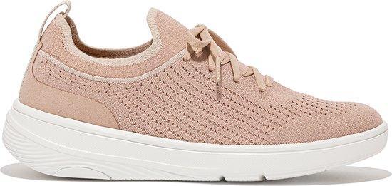 FitFlop Super-Q Knit Slip-On Laced Sneakers Vrouwen - Bei..., Kleding | Dames, Schoenen, Nieuw, Verzenden