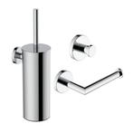 Toilet Accessoires Set Wiesbaden Alonzo Chroom, Doe-het-zelf en Bouw, Ophalen of Verzenden, Nieuw, Chroom, Bad