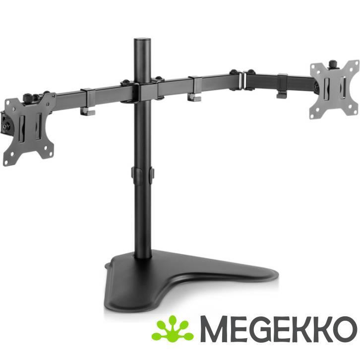 V7 DS2FSD-2E flat panel dual monitor bureau steun, Computers en Software, Overige Computers en Software, Nieuw, Verzenden