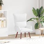vidaXL Relaxzetel Wit Kunstleer, Verzenden, Nieuw