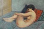 Jacques Van Melkebeke (1904-1983) -  Nu au sofa  école