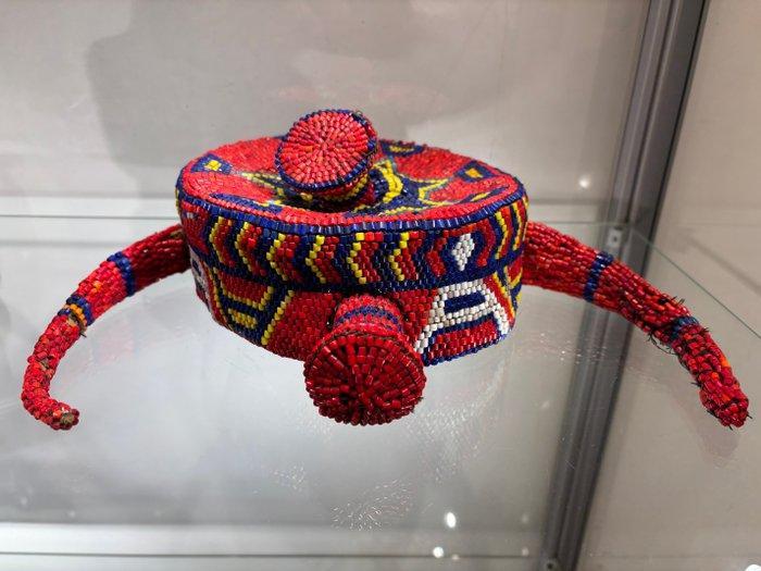 Hoofddeksel (1) Pende - Congo, Antiek en Kunst, Kunst | Niet-Westerse kunst