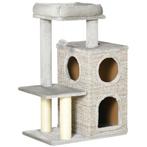 TRUUSK Krabpaal 91cm - Met 2 Kattenholletjes - Sisalpaal - S, Verzenden, Nieuw