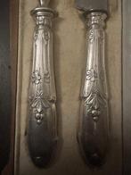 Bestekset (2) - Staal, Zilver - Art Nouveau serveerbestek