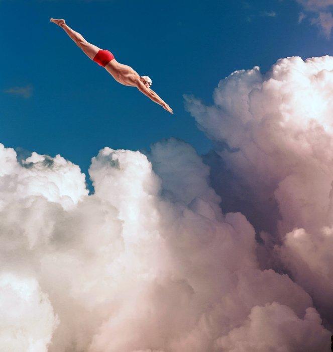 Bess Irissa - The Swimmer #4, Antiquités & Art, Art | Objets design