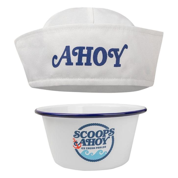 Stranger Things Scoops Ahoy Ice Cream Bowl with Sailor Hat, Verzamelen, Film en Tv, Ophalen of Verzenden