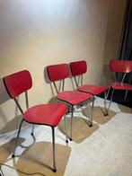 Stoel - Hout, Chroom - Vier vintage stoelen, Antiek en Kunst