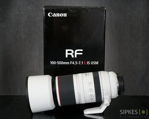Canon RF 100-500mm F4.5-7.1 L IS USM zoom objectief. (**Goed, Audio, Tv en Foto, Fotocamera's Digitaal