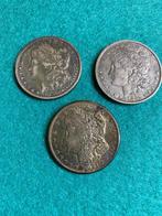Verenigde Staten. Morgan Dollars 1887-O, 1896-O, 1921-S (Lot