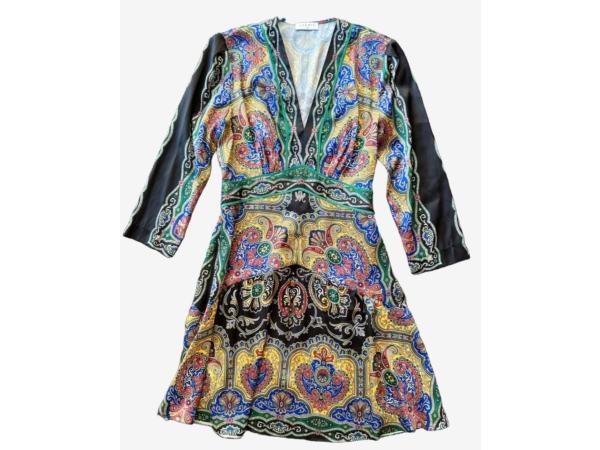 Veiling - Sandro Korte jurk met bandana-print maat 38, Kleding | Dames, Jurken