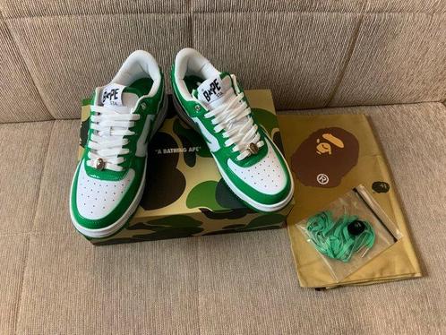 A Bathing Ape - Bape Sta Low Green - Sneakers - Taille : EU, Kleding | Heren, Schoenen
