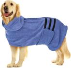 Hondenbadjas - Badjas hond - Ruglengte 60 cm - L - Blauw - N, Verzenden, Nieuw