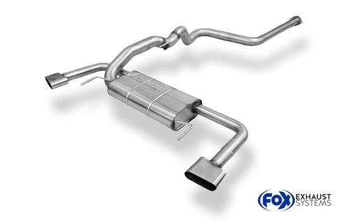 FOX Opel Astra J OPC halfsysteem Racing, bestaande uit achte, Auto-onderdelen, Uitlaatsystemen, Nieuw, Verzenden