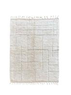 Tapis marocain abstrait blanc - Tapis contemporain berbère -, Nieuw