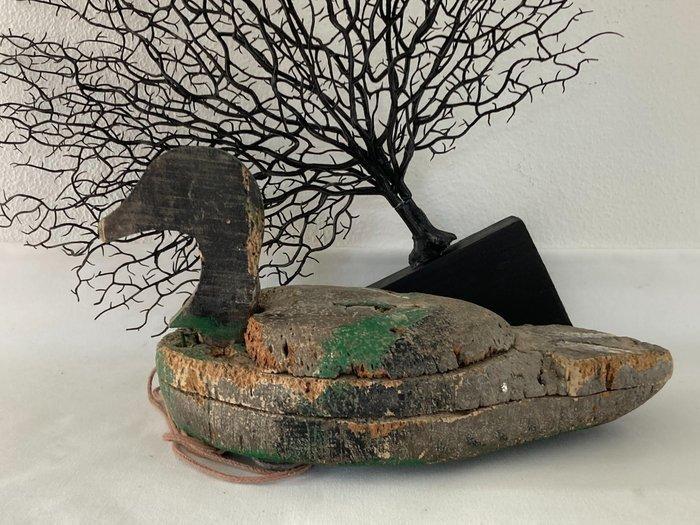 Lokeend - Jachtlokeend - kurk, Antiek en Kunst, Curiosa en Brocante