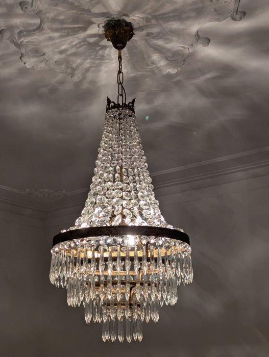 Kroonluchter - Kristal - Reusachtig rijk, Antiek en Kunst, Antiek | Overige Antiek