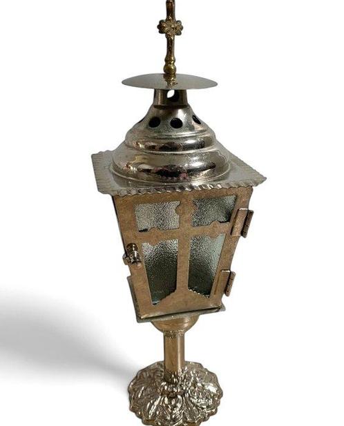 Flambouw - lanterna de procissão - Lantaarn - Glas, Legering, Antiek en Kunst, Curiosa en Brocante