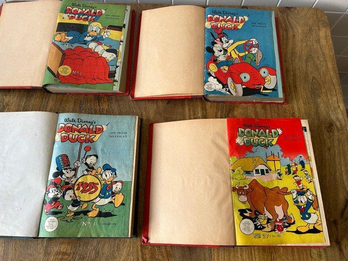 Donald Duck - weekblad jaargang 1955 en 1956 compleet in 4, Boeken, Stripverhalen