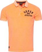 Superdry Vintage Superstate Polo Heren Poloshirt - Oranje..., Verzenden