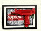 Alvin Silvrants (1979) - Supreme Dollar Bill Uzi Gun 3D art