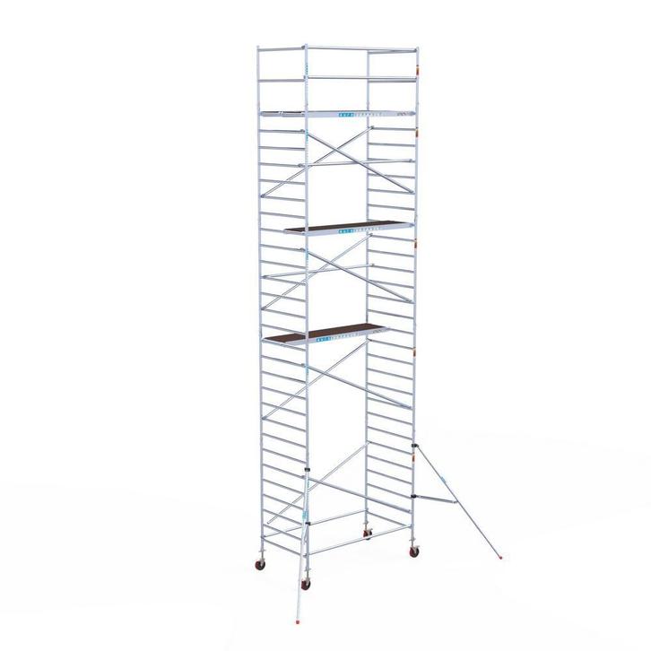 Rolsteiger Euroscaffold Budget 135x250 10,2m werkhoogte, Doe-het-zelf en Bouw, Steigers, Rolsteiger of Kamersteiger, Nieuw, 5 meter of hoger