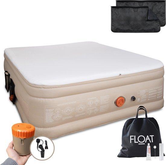 2dekans | FLOAT CloudSpring - 2 Persoons luchtbed met (5 cm), Caravans en Kamperen, Kampeeraccessoires, Ophalen of Verzenden