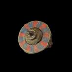 Romain antique Broche en émail / Fibule en émail, Antiek en Kunst