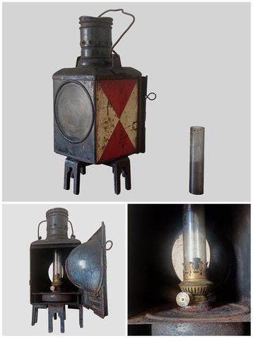 Lampada da segnalazione ferroviaria - Lanterne - Métal - beschikbaar voor biedingen