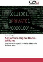 Assinatura Digital Rabin-Williams. Bernardo   ., Magri Bernardo, Verzenden