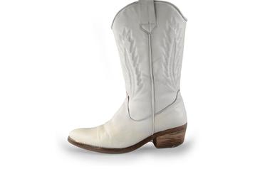 Manfield Cowboy laarzen in maat 42 Wit | 5% extra korting beschikbaar voor biedingen