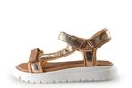 Nelson Sandalen in maat 38 Goud | 5% korting, Kleding | Dames, Overige kleuren, Verzenden, Sandalen of Muiltjes, Zo goed als nieuw