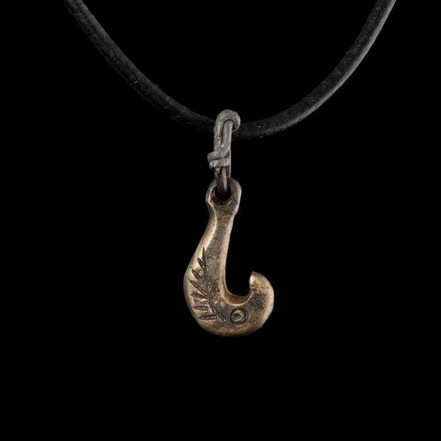 Époque Viking Argent Amulette pendentif tête de corbeau Odin, Antiek en Kunst, Antiek | Overige Antiek