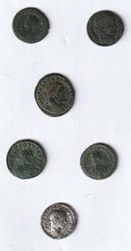 Romeinse Rijk Lot van 6 Romeinse munten (5 x AE -