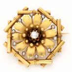 18 carats Or - Broche - perle