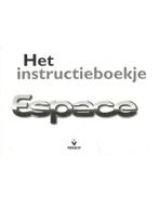 1998 RENAULT ESPACE INSTRUCTIEBOEKJE NEDERLANDS, Auto diversen, Handleidingen en Instructieboekjes, Ophalen of Verzenden