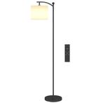 TRUUSK LED Staande Lamp - Traploos Dimbaar - Stoffen Lampenk, Verzenden, Nieuw