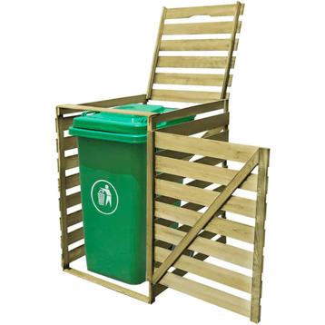 vidaXL Containerberging enkel 240 L geïmpregneerd hout, Verzenden