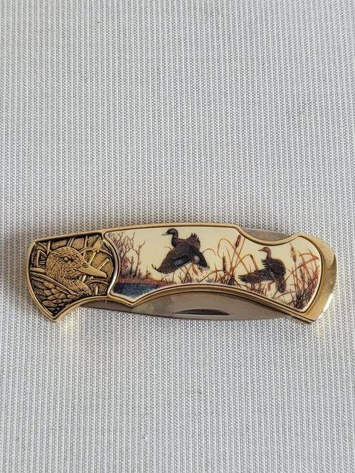 Couteau de Collection Franklin Mint – Canards Sauvages –, Antiek en Kunst, Curiosa en Brocante