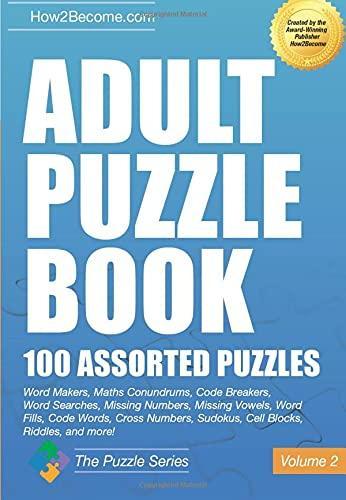 Adult Puzzle Book 100 Assorted Puzzles Volume 2 (The Puzzle, Boeken, Overige Boeken, Zo goed als nieuw, Verzenden