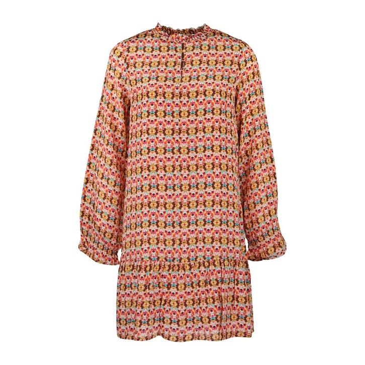 Frogbox • roze mini jurk met motief • 36, Kleding | Dames, Truien en Vesten, Roze, Nieuw, Maat 36 (S), Verzenden