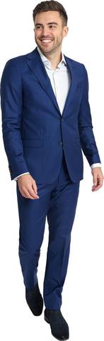 Suitable Kostuum Wol Royal Blauw maat Maat 56/58 (XL) Heren, Suitable, Verzenden, Blauw, Maat 56/58 (XL)