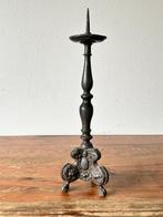 Kandelaar - Tin - Kerkkandelaar - 39 cm, Antiek en Kunst