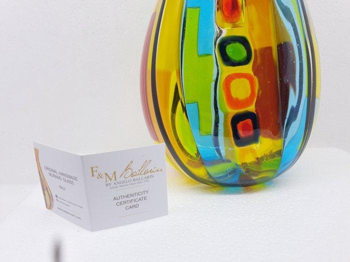 F&amp;M Ballarin - Vaas - Glas, Antiquités & Art, Antiquités | Verre & Cristal