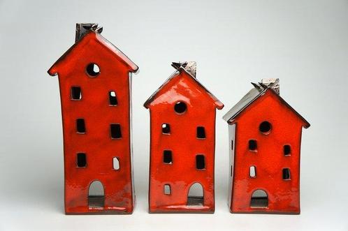 Urszula Despet - Kaarsenstandaard met oor (3) - Keramiek -, Antiek en Kunst, Antiek | Glaswerk en Kristal