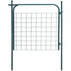 vidaXL Tuinhekpoort 100x100 cm Groen, Tuin en Terras, Tuinpoorten, Verzenden, Nieuw