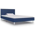 vidaXL Bedframe stof blauw 90x200 cm, Huis en Inrichting, Verzenden, Nieuw