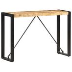 vidaXL Wandtafel 110x35x76 cm massief mangohout, Huis en Inrichting, Tafels | Bijzettafels, Verzenden, Nieuw
