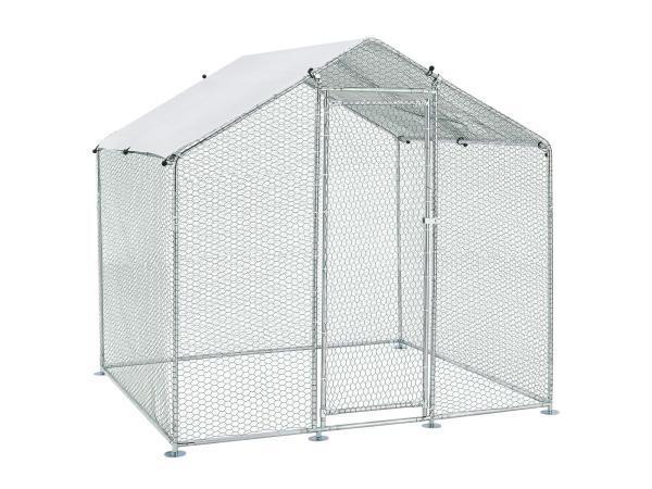 Veiling - Kippenren / Kippenhok - HLS25T - 200 x 200 x 200 c, Animaux & Accessoires, Oiseaux | Cages & Volières