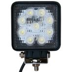 LED werklamp vierkant 27 watt breedstraler met 2 meter kabel, Ophalen of Verzenden, Nieuw