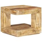 vidaXL Salontafel 45x45x40 cm massief mangohout, Verzenden